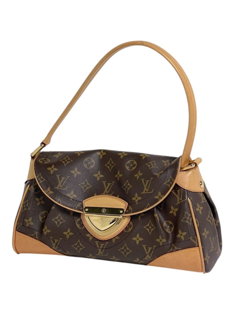 Louis Vuitton Beverly MM Shoulder Bag Monogram Brown